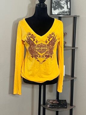 Y2K VINTAGE HARLEY DAVIDSON, LONG SLEEVE TEE